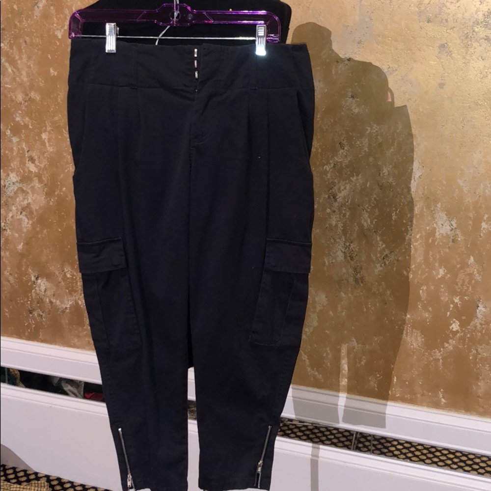 FOREVER 21 High Waist Cargo Pants